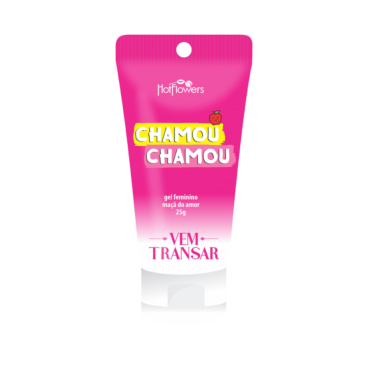 Chamou Chamou Gel Feminino Hidratante Corporal 25g Linha Vem Transar  Hot Flowers
