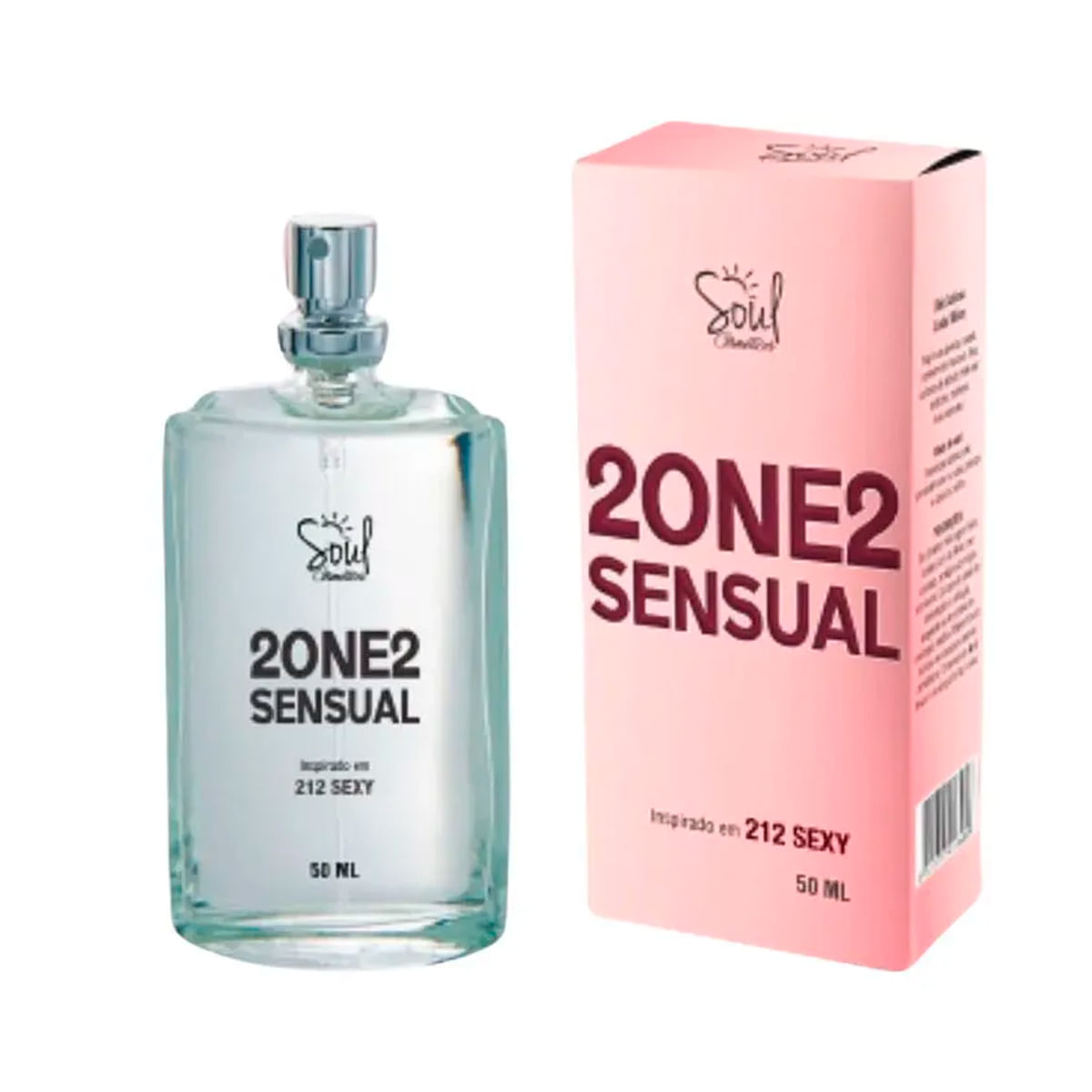 Deo Colônia 2ONE2 Sensual 50ml Soul Cosméticos