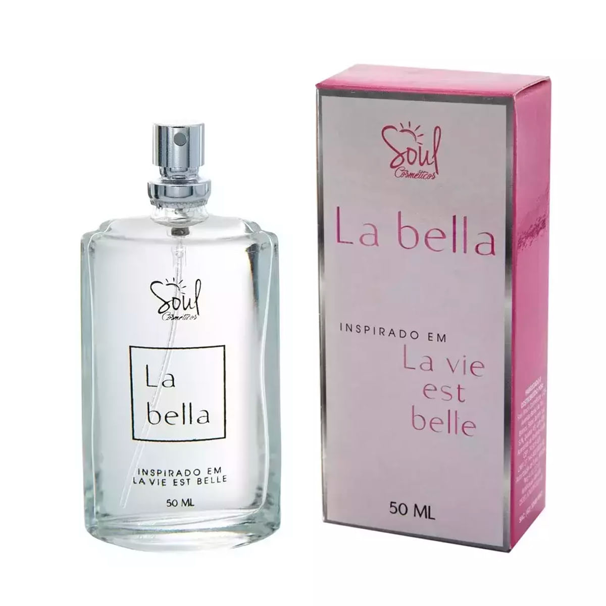 Deo Colônia La Bella 50ml Soul Cosméticos