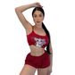 Pijama Curto com Shortinho e Top Don't Kiss me! Hot Love