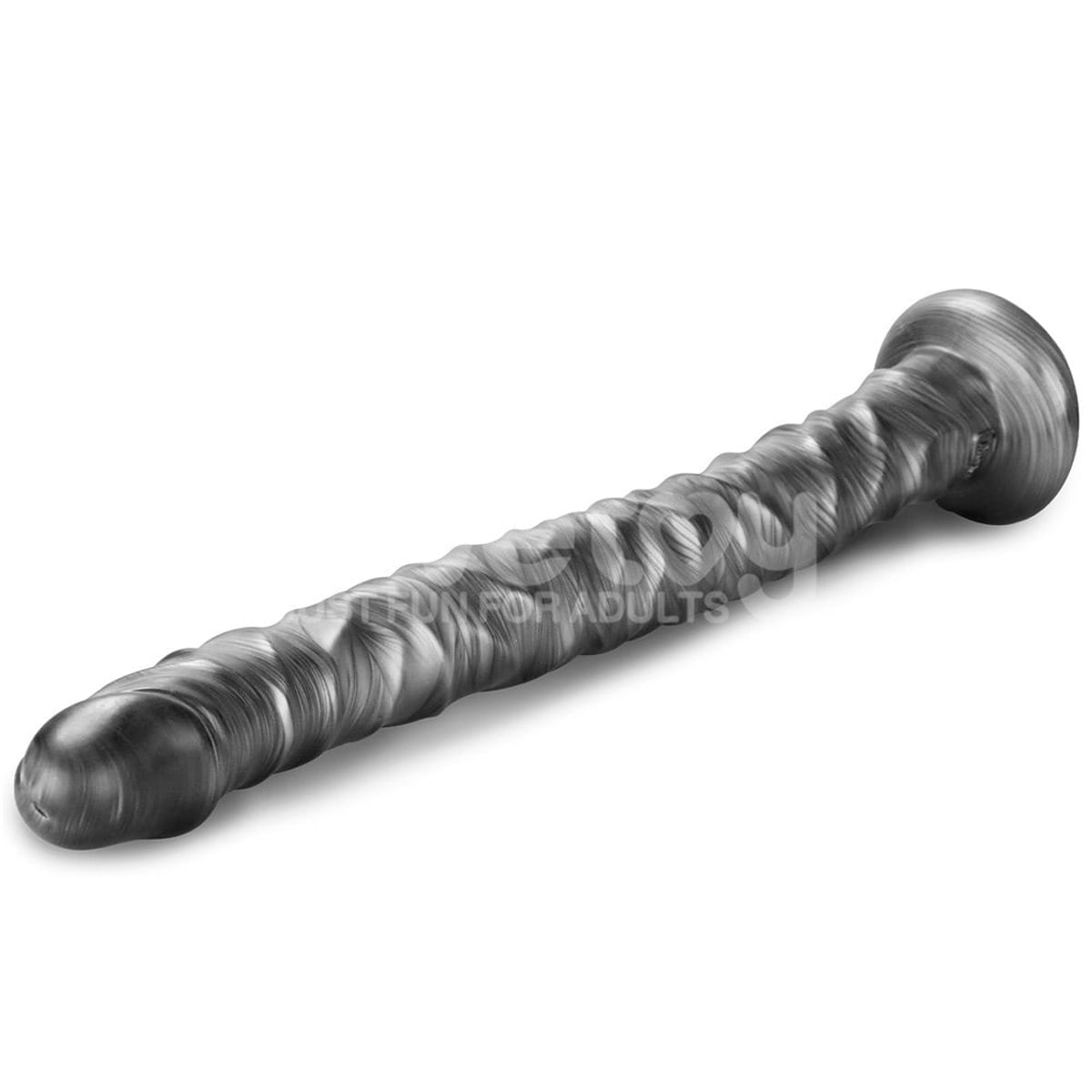 Vibrador Flexível 40,8 X 4,4 CM com Ventosa e 10 Modos de Vibração King Sized Vip Mix