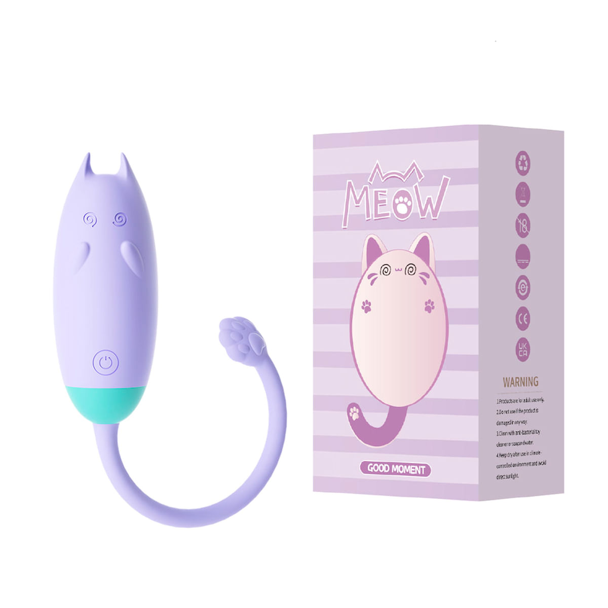 Meow Estimulador de Ponto G e Clitóris com Controle por Aplicativo Vip Mix