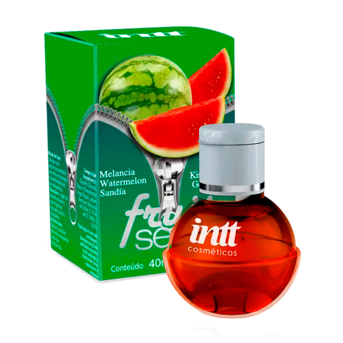 Fruit Sexy Gel Beijável Sabor Melancia 40ml Intt