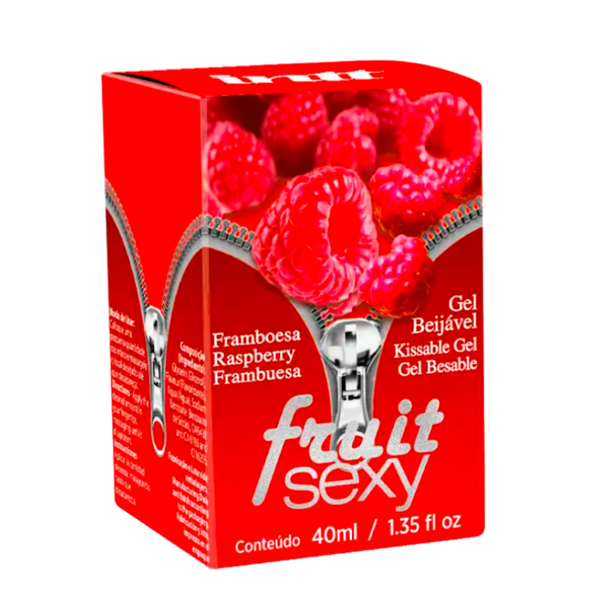 Fruit Sexy Gel Beijável Sabor Framboesa 40ml Intt