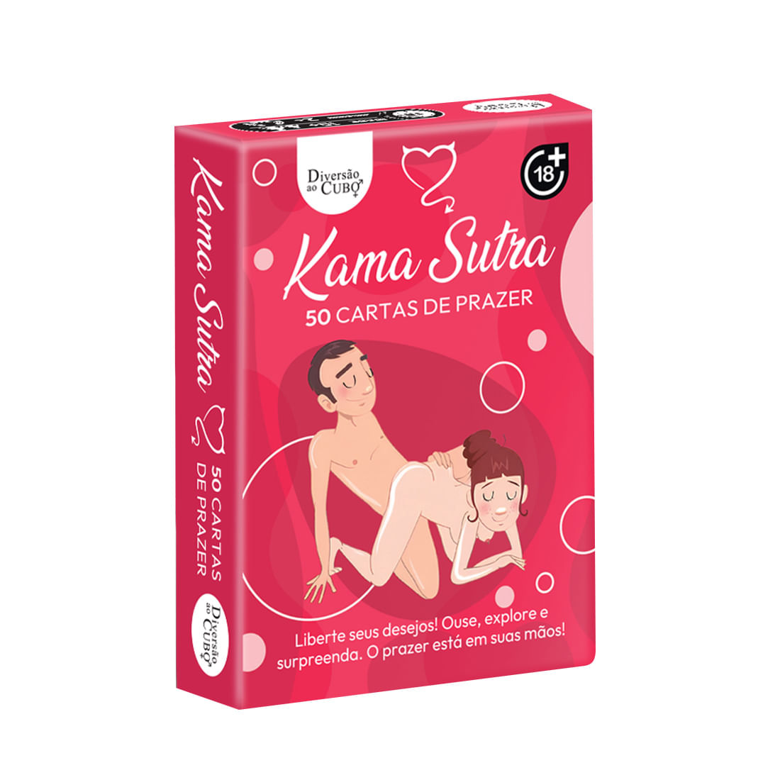 Baralho Kama Sutra 50 Cartas de Prazer com Posições Diversão ao Cubo Baralho Kama Sutra 50 Cartas de Prazer com Posições Diversão ao Cubo