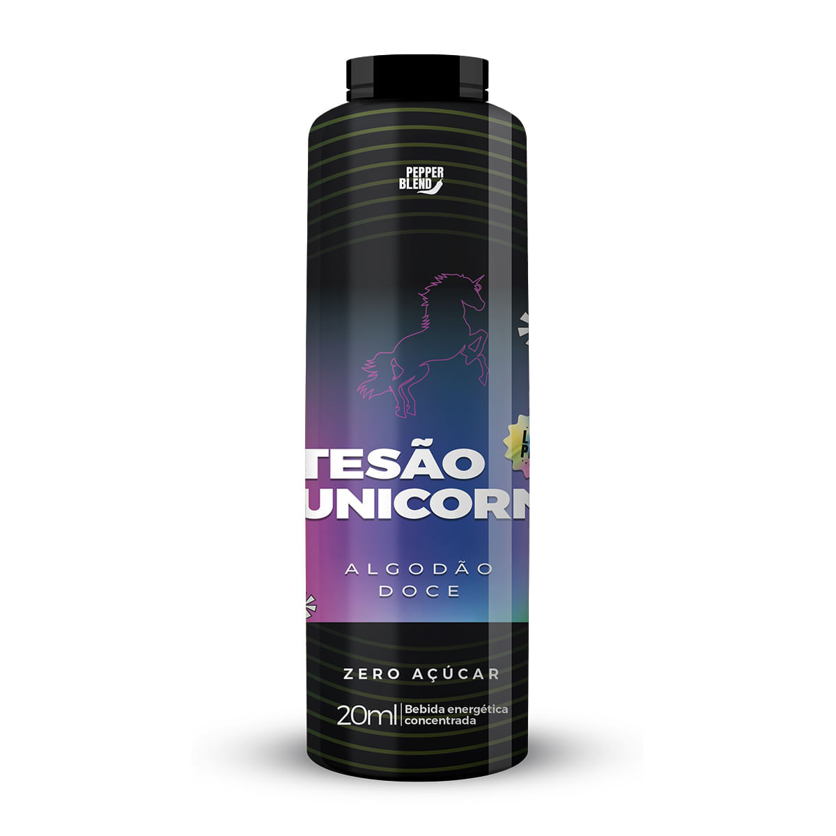 Tesão Unicorn Bebida Energética Concentrada Linha Pride Pepper Blend