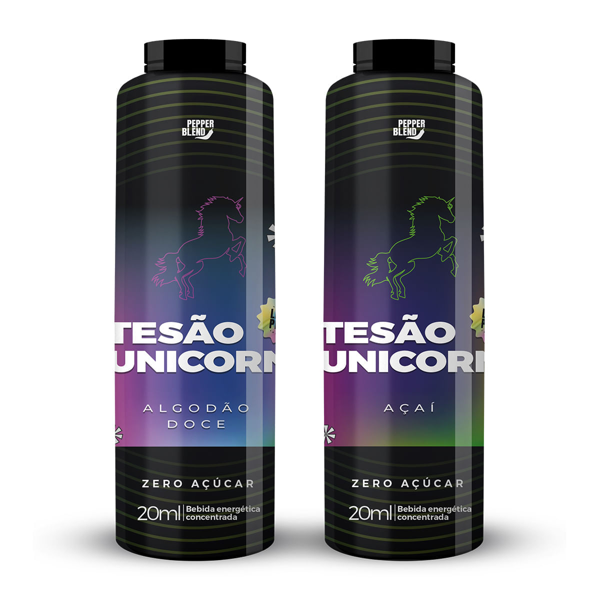 Tesão Unicorn Bebida Energética Concentrada Linha Pride Pepper Blend