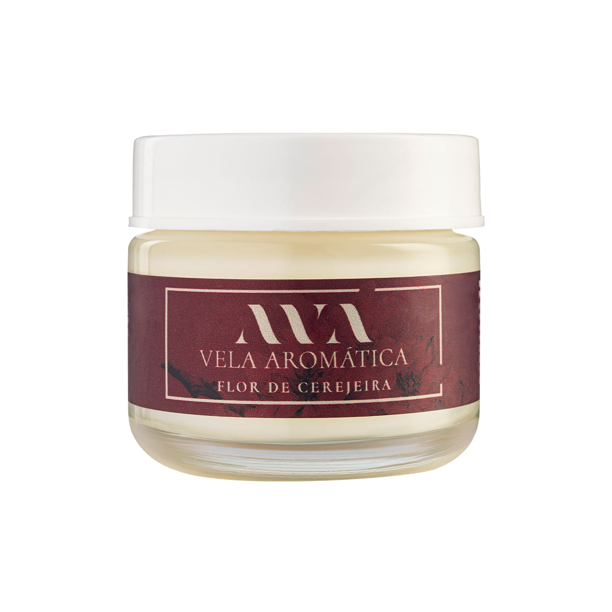 Vela Aromática com Aroma de Flor de Cerejeira 30g AVA Vela Aromática com Aroma de Flor de Cerejeira 30g AVA