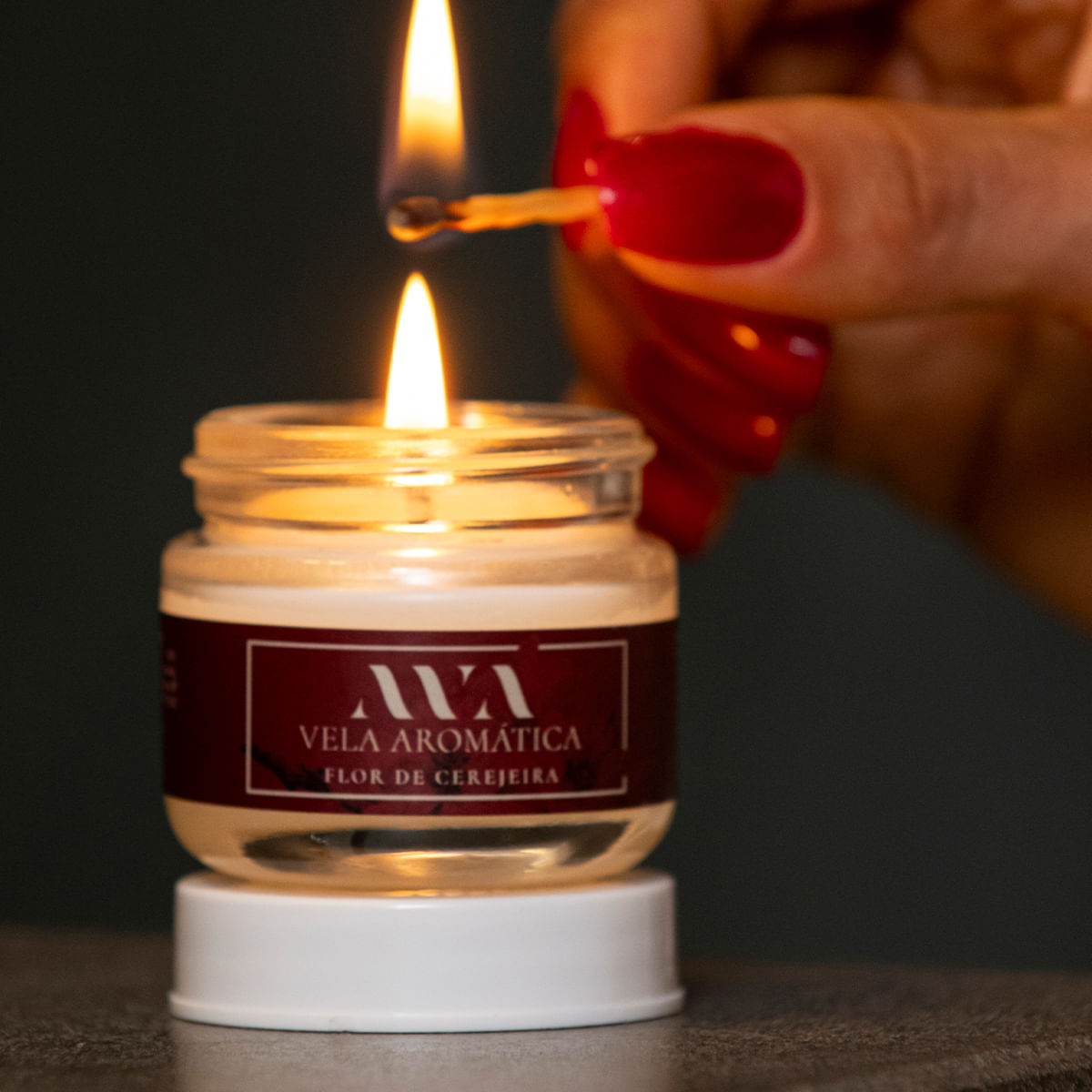 Vela Aromática com Aroma de Flor de Cerejeira 30g AVA
