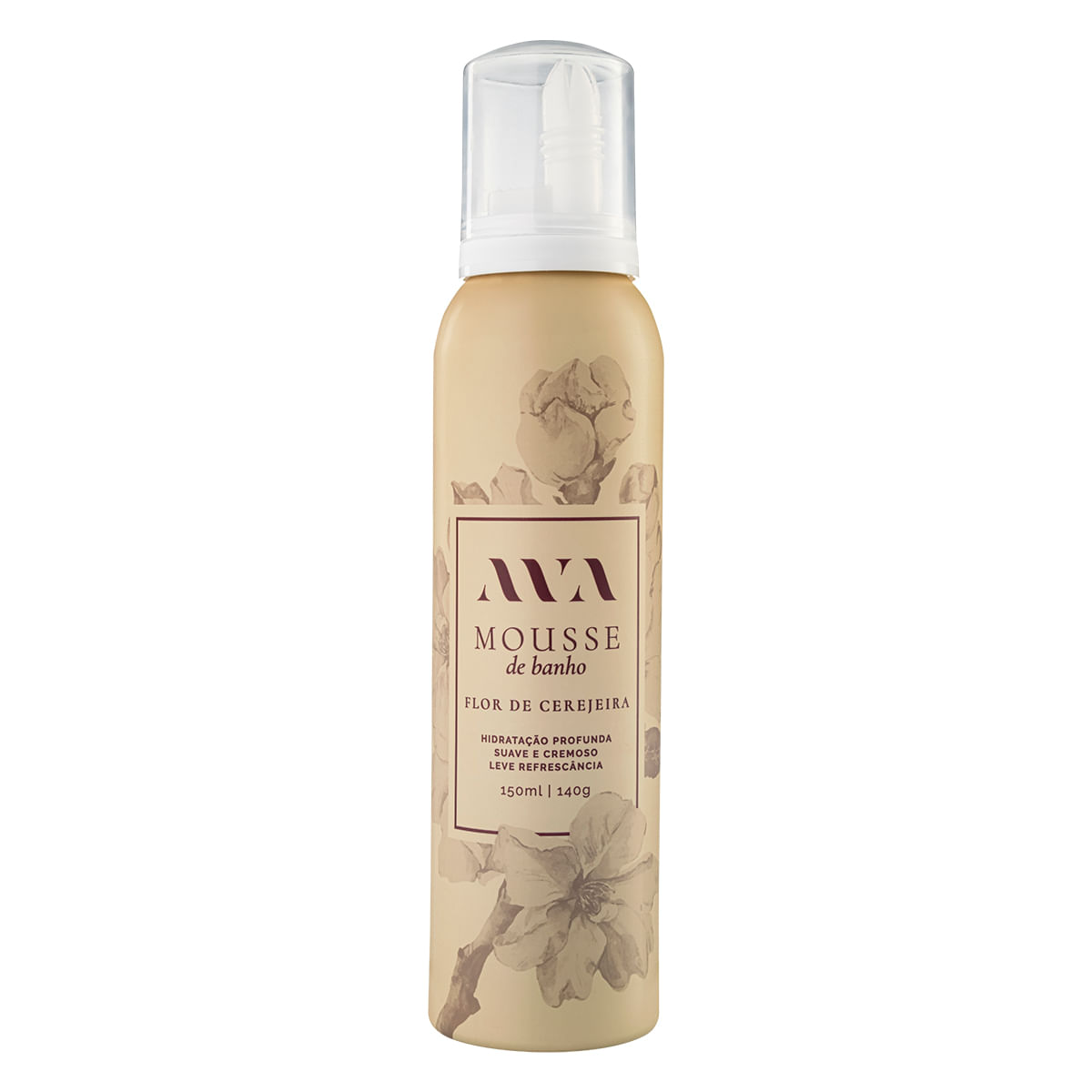 Mousse de Banho com Aroma de Flor de Cerejeira e Textura de Chantilly 150ml AVA