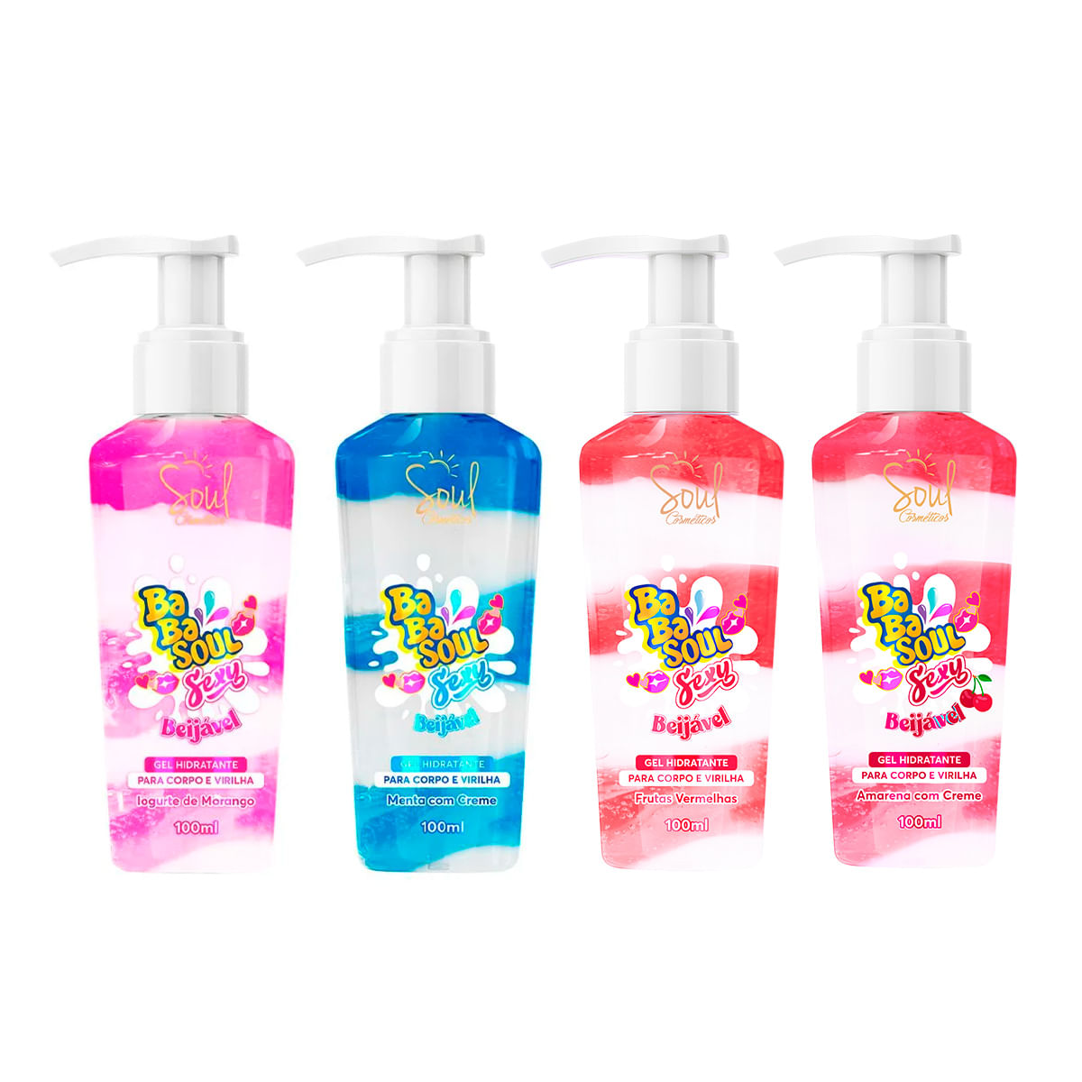 Babasoul Sexy Gel Beijável 100ml Soul Cosméticos