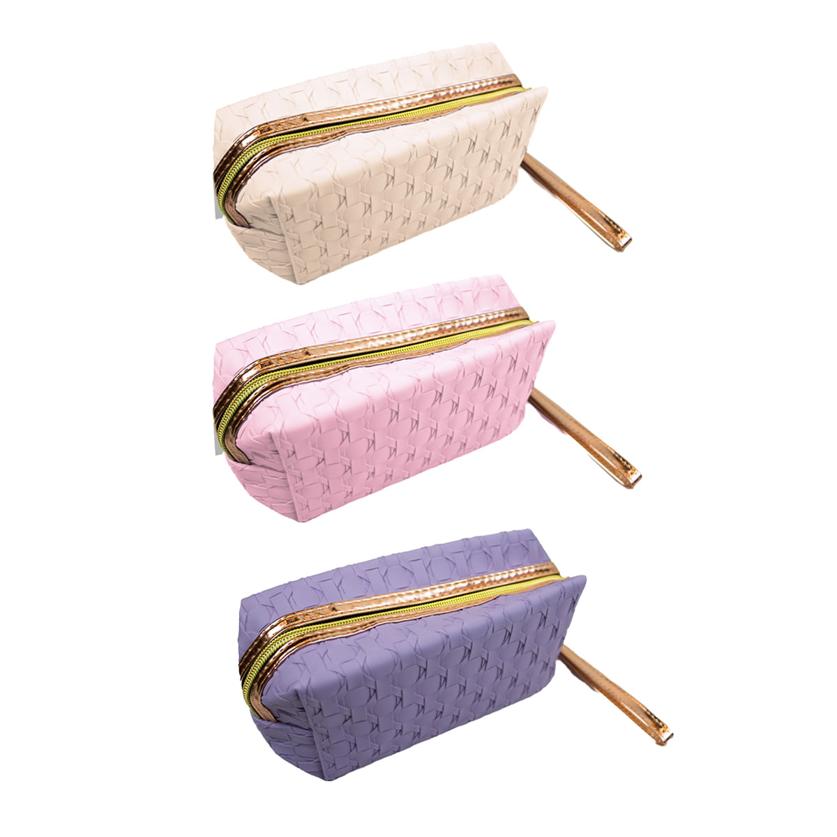 Necessaire com Alcinha Feita em Couro Trançado Imporiente