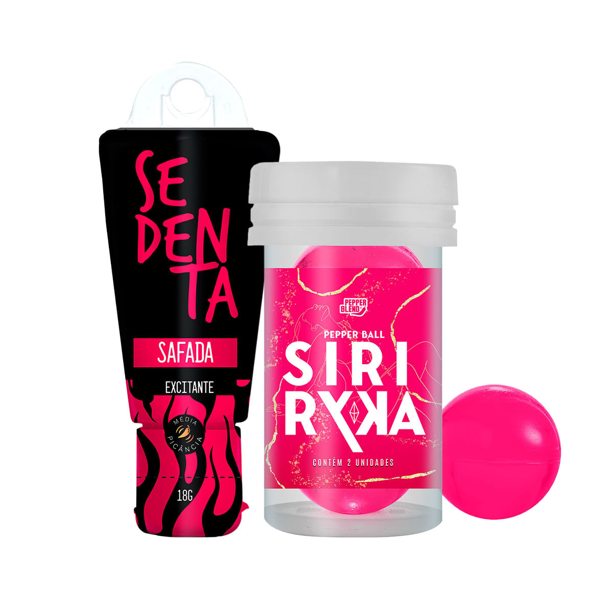 Duplinha com Pepper Ball Plus Siri Ryka e Sedenta Safada Excitante