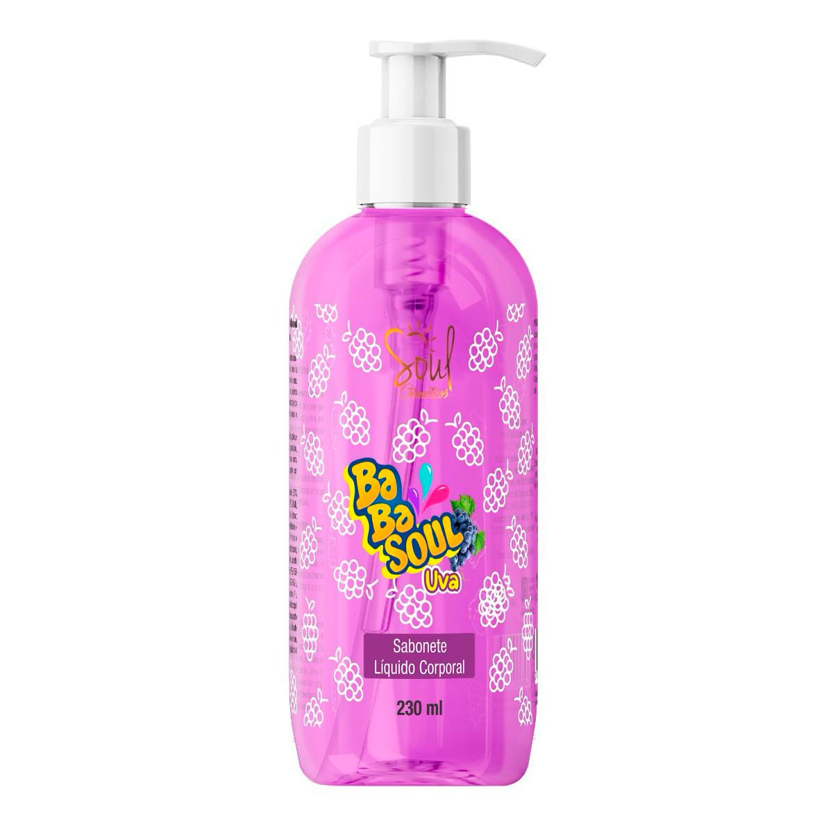 Sabonete Líquido Corporal Babasoul 230ml Soul Cosméticos