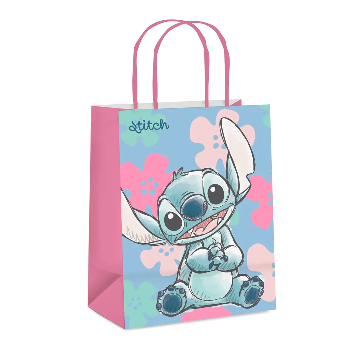 Sacola de Papel Sweet Stitch Cromus - Sacola de Papel Sweet Stitch e Angel Cromus Sacola de Papel Sweet Stitch Cromus - Sacola de Papel Sweet Stitch e Angel Cromus
