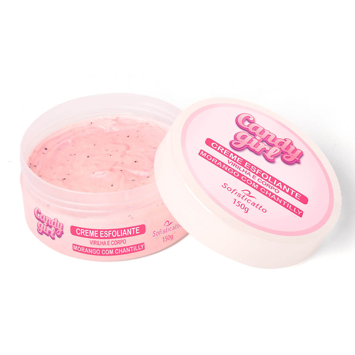 Creme Esfoliante para Virilha e Corpo Candy Girl 150g Sofisticatto
