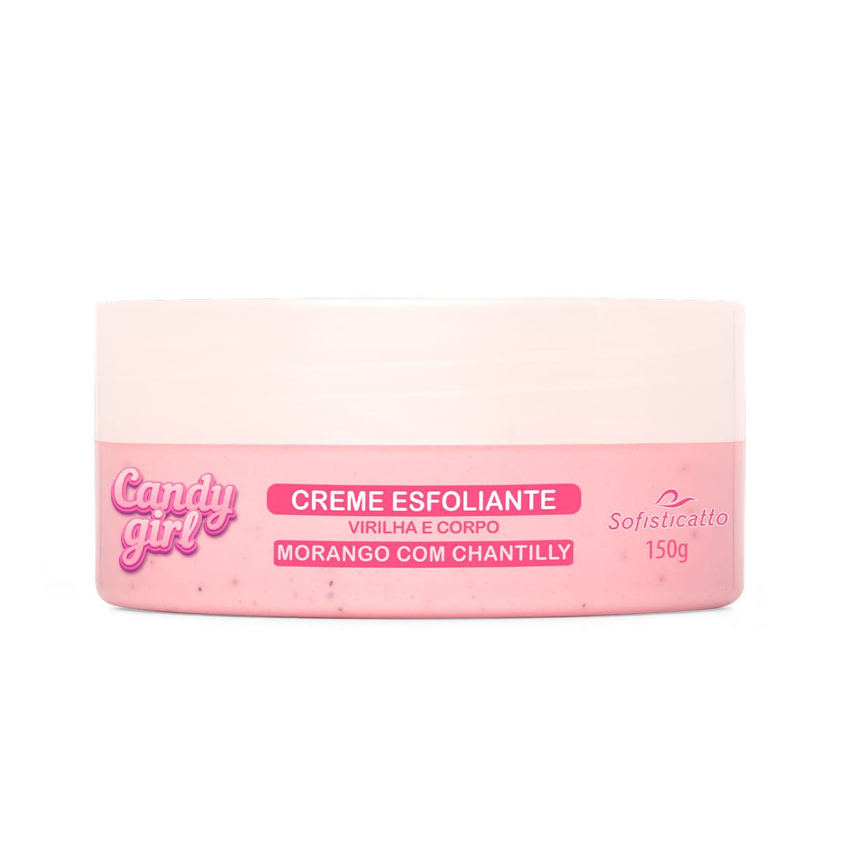 Creme Esfoliante para Virilha e Corpo Candy Girl 150g Sofisticatto
