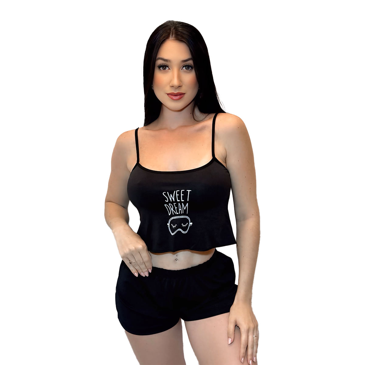 Pijama com Short e Blusinha Sweet Dreams Hot Love Pijama com Short e Blusinha Sweet Dreams Hot Love