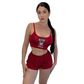 Pijama Feminino com Shorts e Cropped Curto Koala Sonolento Hot Love
