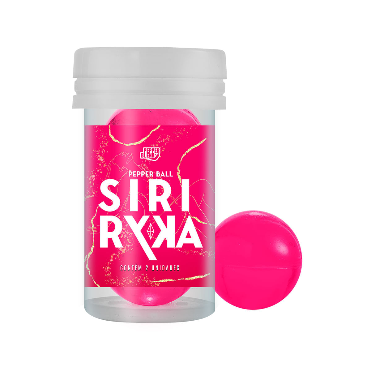 Pepper Ball Plus Siri Ryka com 2 Unidades Pepper Blend Pepper Ball Plus Siri Ryka com 2 Unidades Pepper Blend
