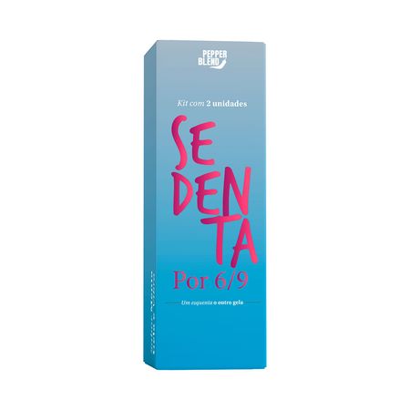Sedenta Por 69 Kit Gela, Vibra e Esquenta 7g Pepper Blend