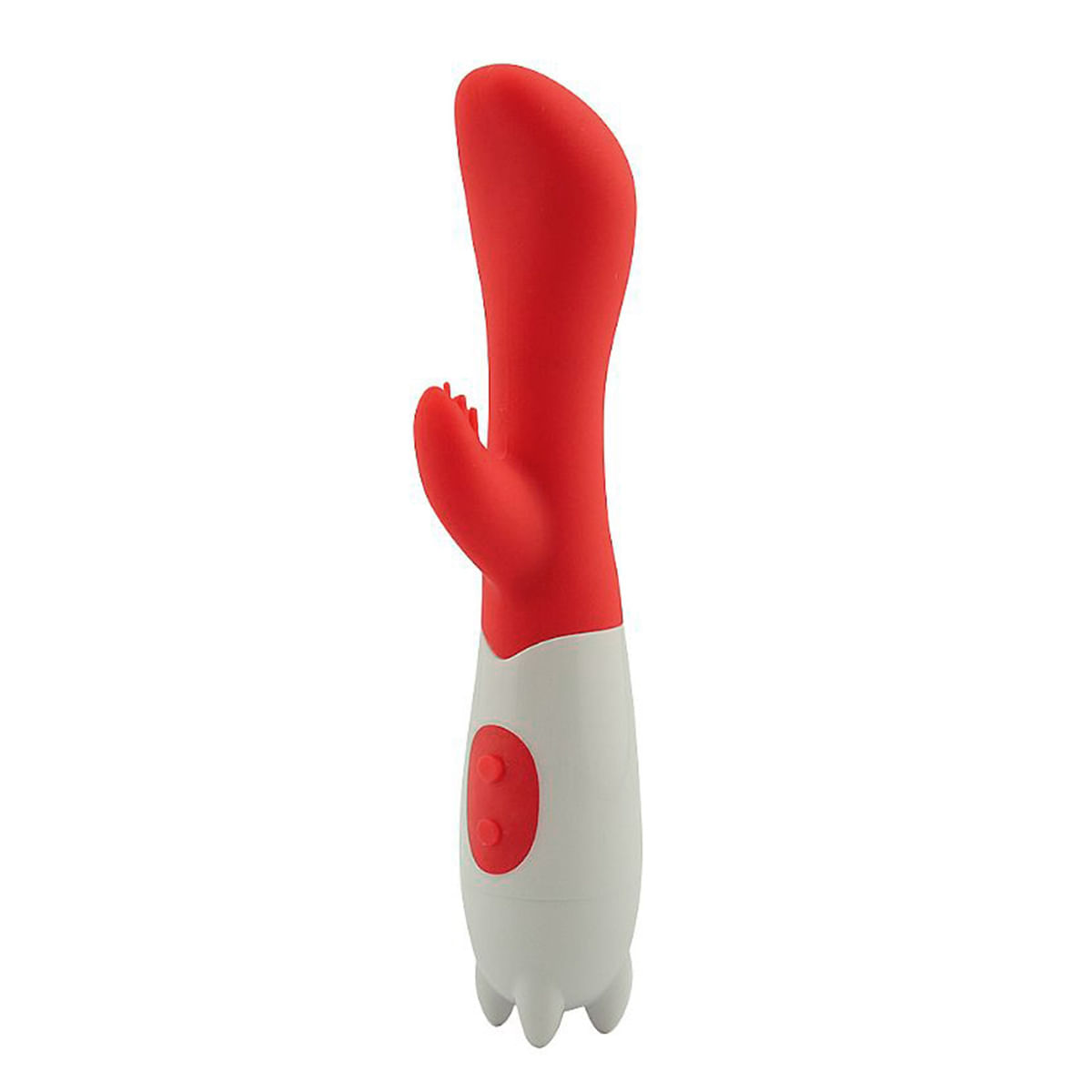 Vibrador de Ponto G e Clitóris em Silicone Aveludado com 10 Modos de Vibração Sexy Import