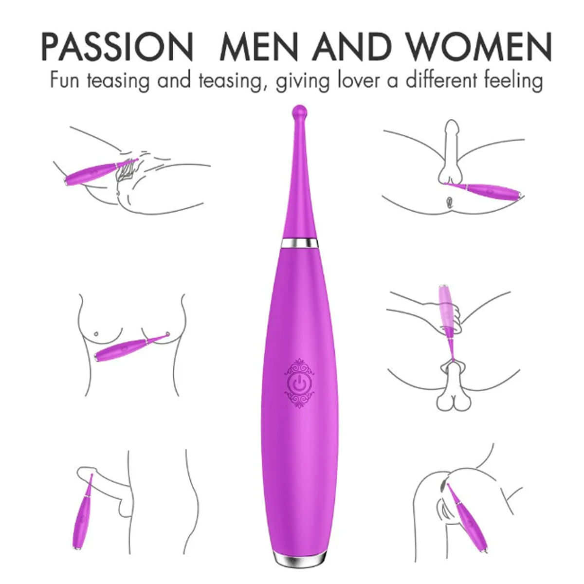 Vibrador Sparkle Multifuncional Facilitador de Orgasmos Libb