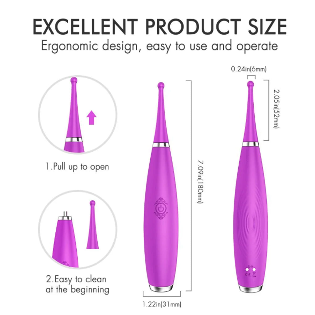 Vibrador Sparkle Multifuncional Facilitador de Orgasmos Libb