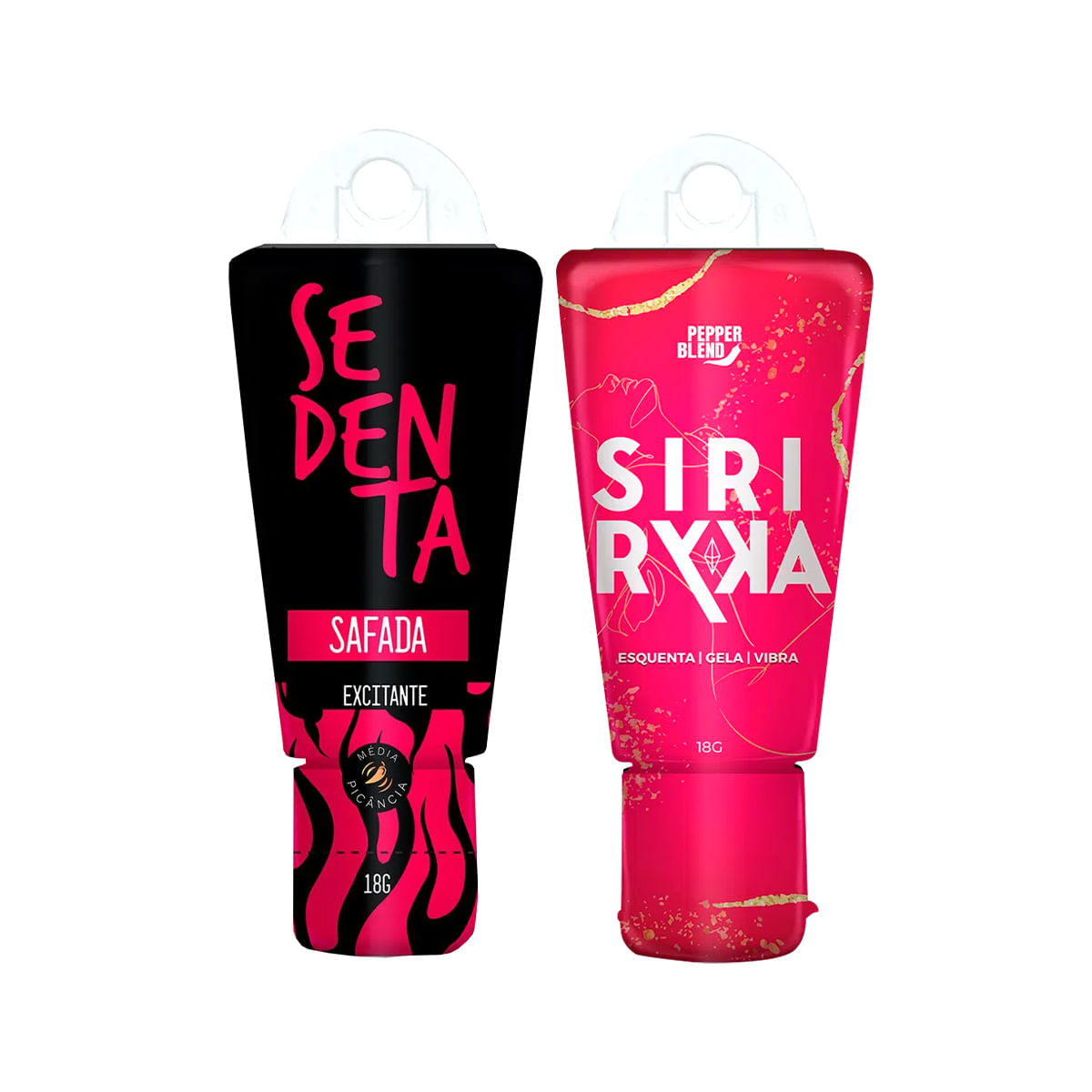 Duplinha com Sedenta Safada Excitante e Siri Ryka Gel Comestível