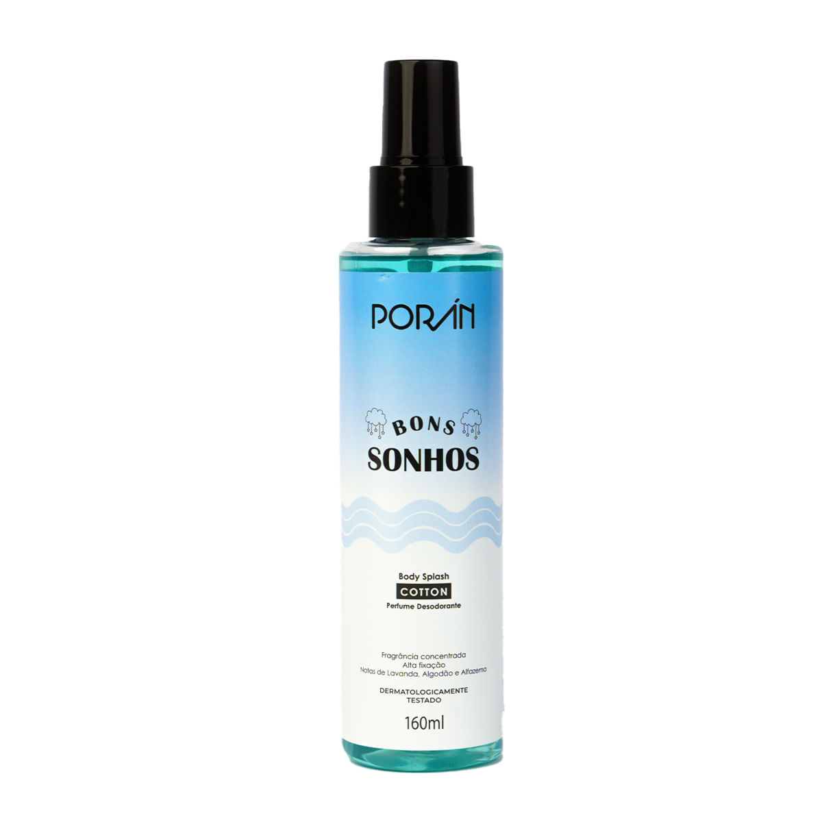 Body Splash Bons Sonhos Cotton Perfume Desodorante 160ml Porán
