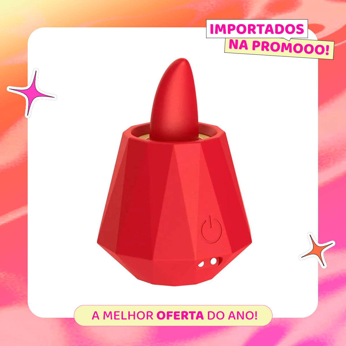 Youvibe Estimulador Língua com 5 Modos de Rotação VipMix