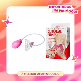 Estimulador Clitoriano com Sucção Automática com Controle e Vibração Vip Mix