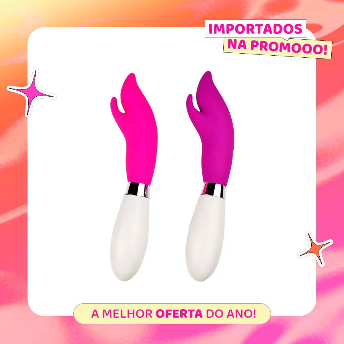 XXOO Vibrador Ponto G com 10 Modos de Vibração 22 cm Vipmix