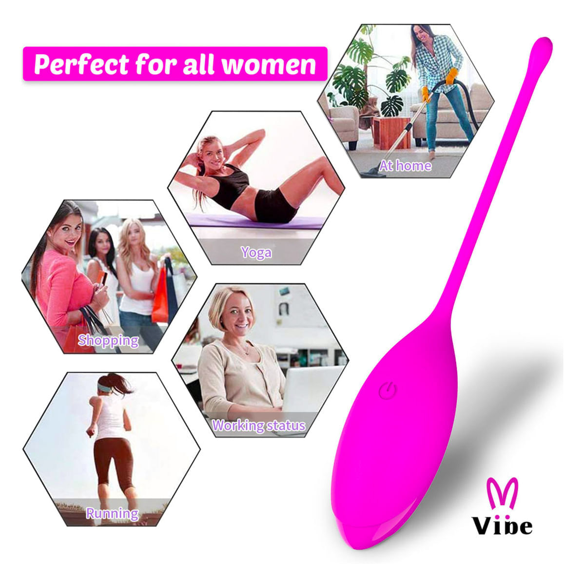 Viibe Vibrator Kayla Cápsula Vibratória com 10 Modos de Vibração Vip Mix