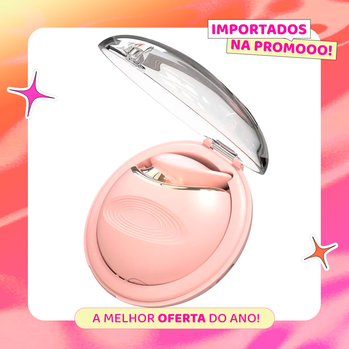 Diskreet Vibe Estimulador de Clitóris com 5 Modos de Vibração VipMix Diskreet Vibe Estimulador de Clitóris com 5 Modos de Vibração VipMix
