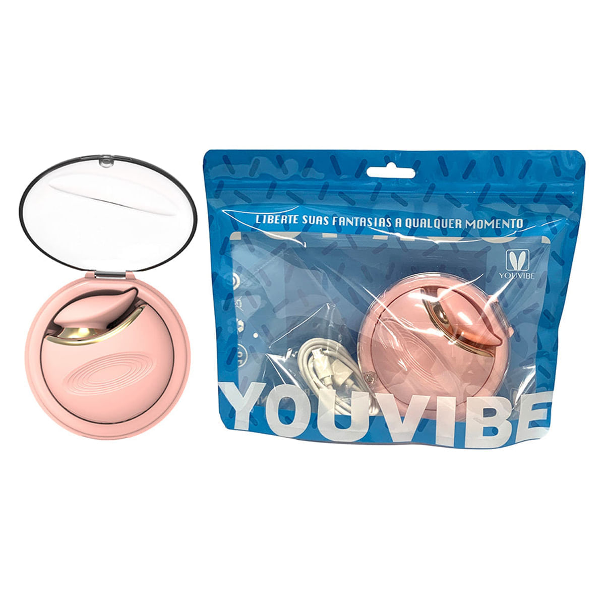 Diskreet Vibe Estimulador de Clitóris com 5 Modos de Vibração VipMix