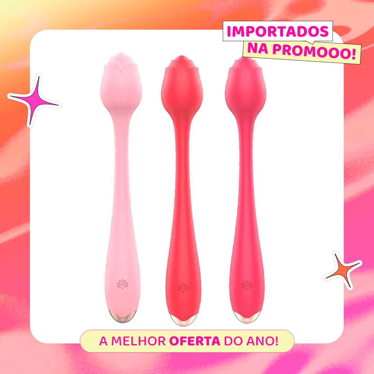 S-hande Lotus Vibrador de Ponto G e Clitóris Sexy Import