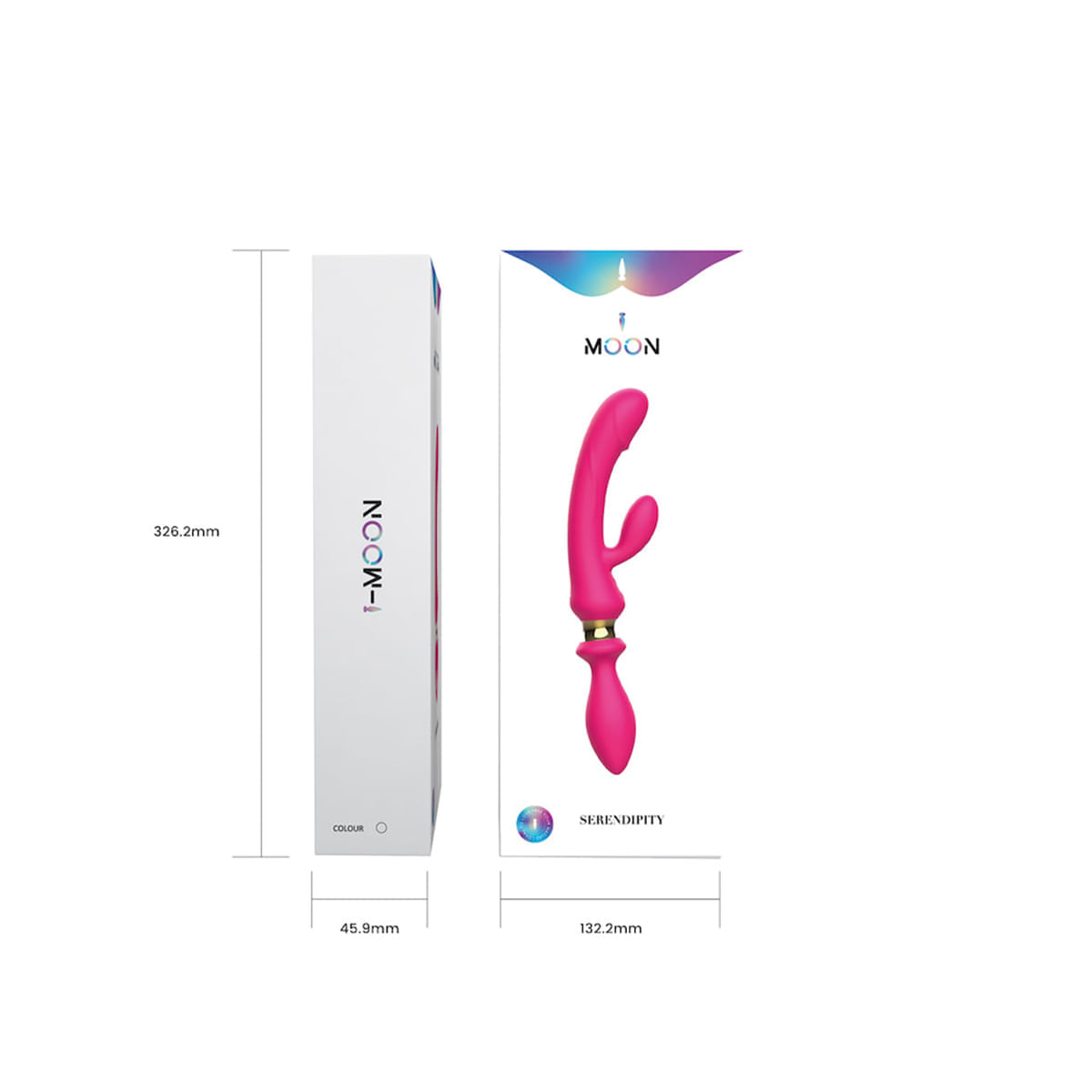I-Moon Serendipity Vibrador de Dupla Penetração com 7 Modos de Vibração Vip Mix
