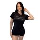 Pijama Feminino com Shorts e Camiseta de Manga Curta Se Dormir Já É Bom Imagine Comigo Hot Love