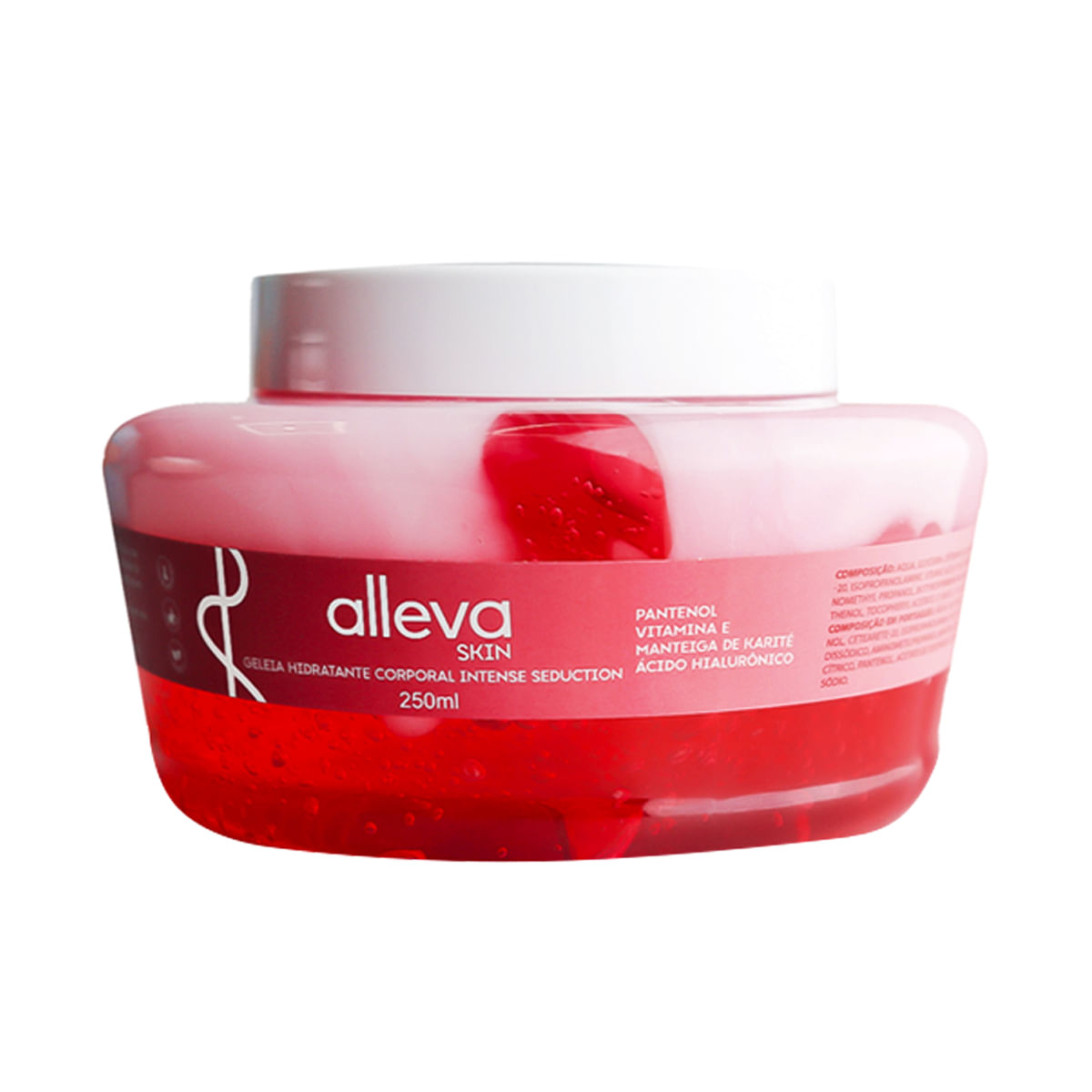 Geleia Skin Hidratante Corporal com Ácido Hialurônico Alleva 250ml