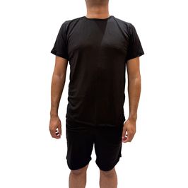 Pijama Adulto Manga Curta e Shorts Masculino Hot Love