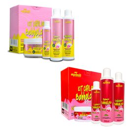 Kit Capilar Babbaloko para Reconstrução de Fios Apinil