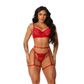 Conjunto Pipoco com Calcinha e Cinta Liga Personalizável Coleção Bloquinho Tallyta Moda Apimentada