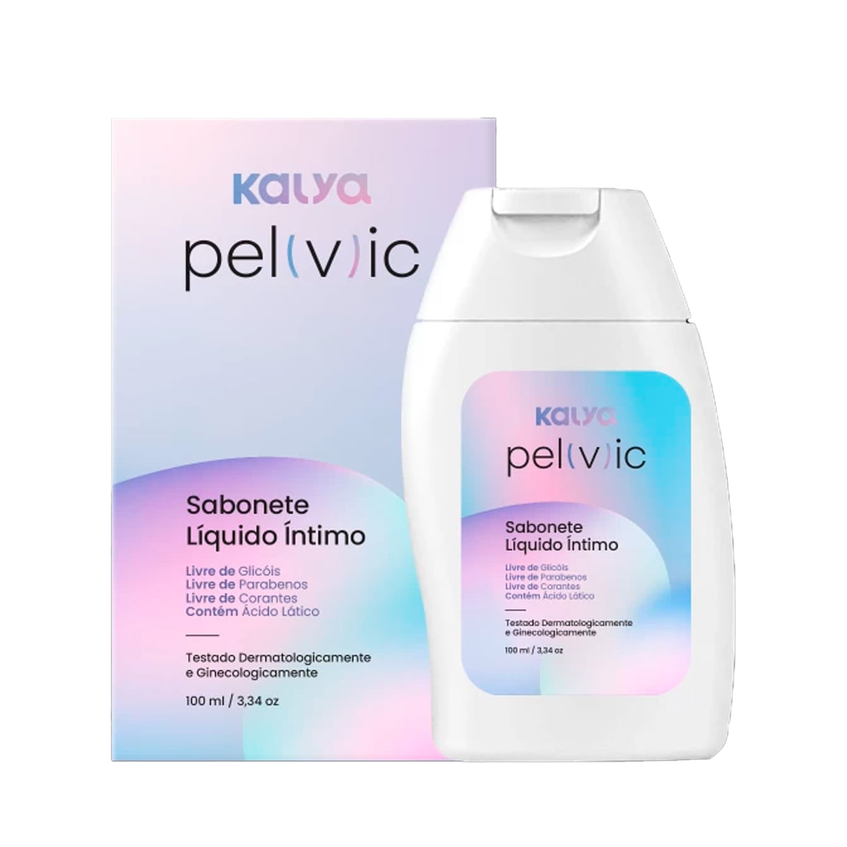 Pelvic Sabonete Líquido Íntimo com Ácido Lático 100ml Kalya
