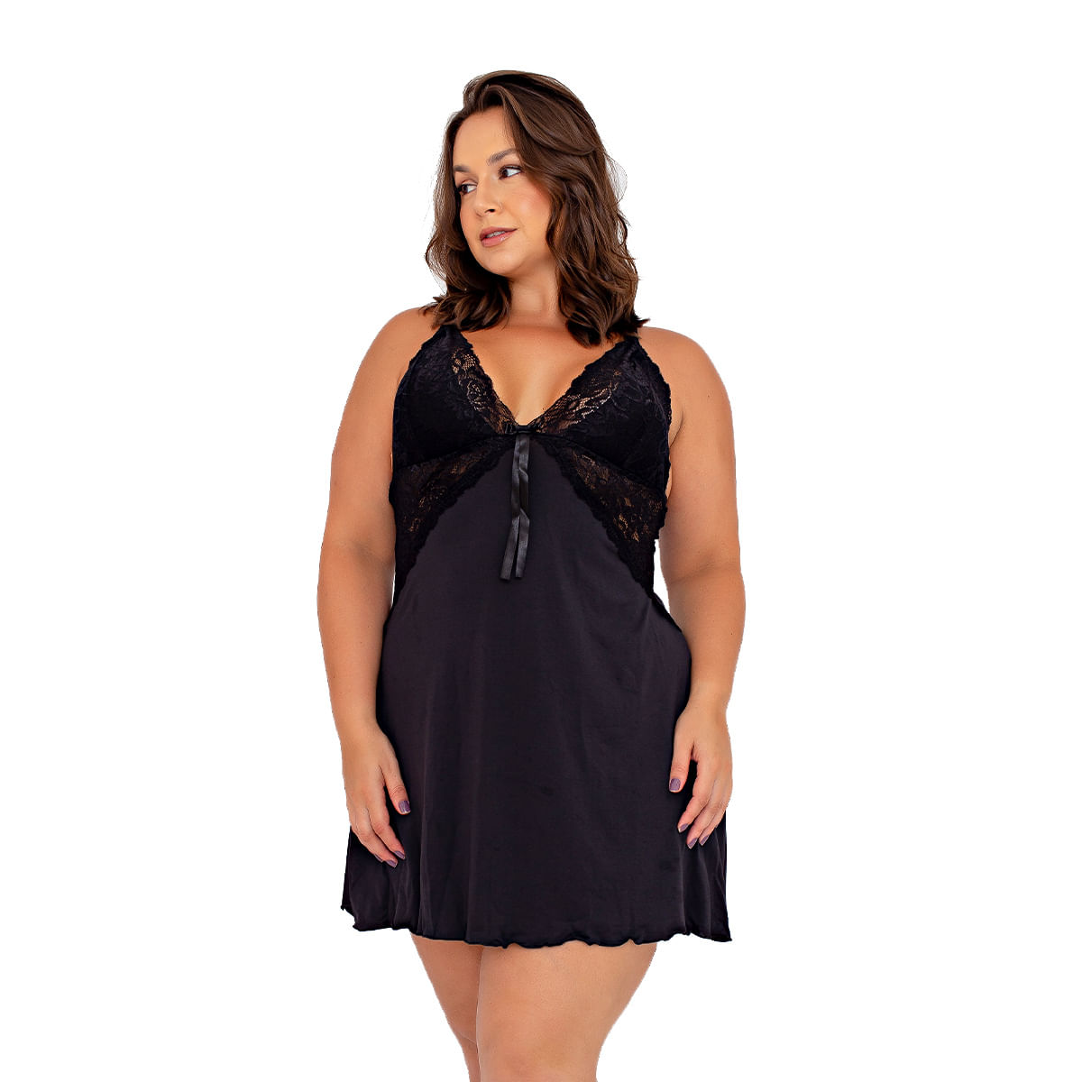 Camisola Plus Size Lisa Rubinne Patitex