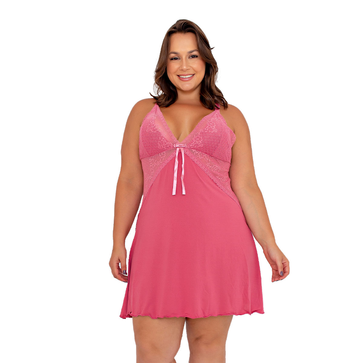 Camisola Plus Size Lisa Rubinne Patitex