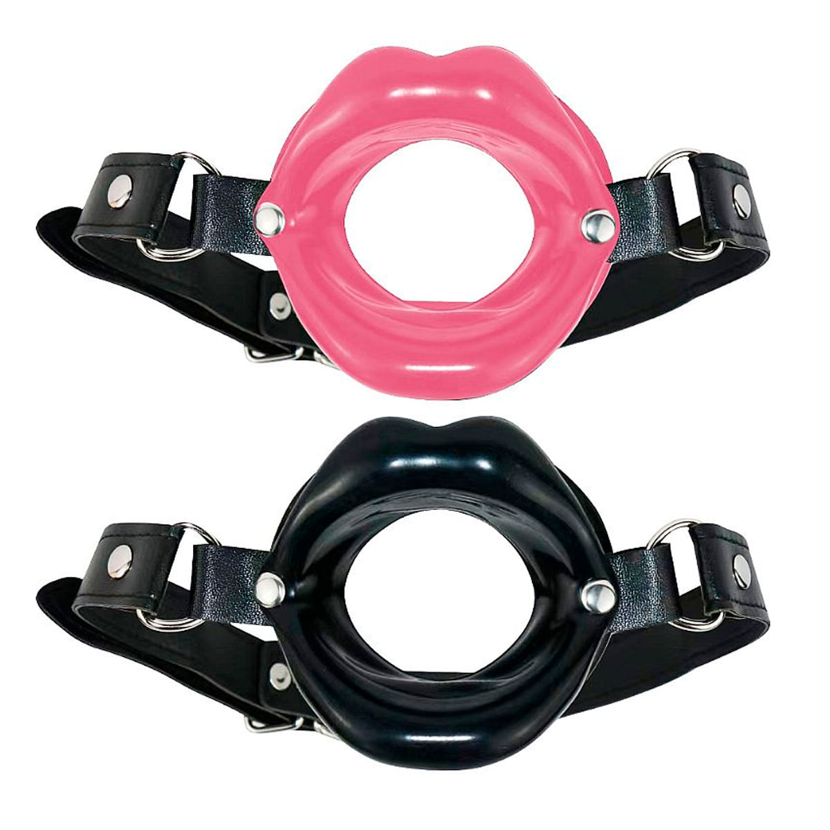 Mordaça de Silicone com Formato de Boca Sexy Import
