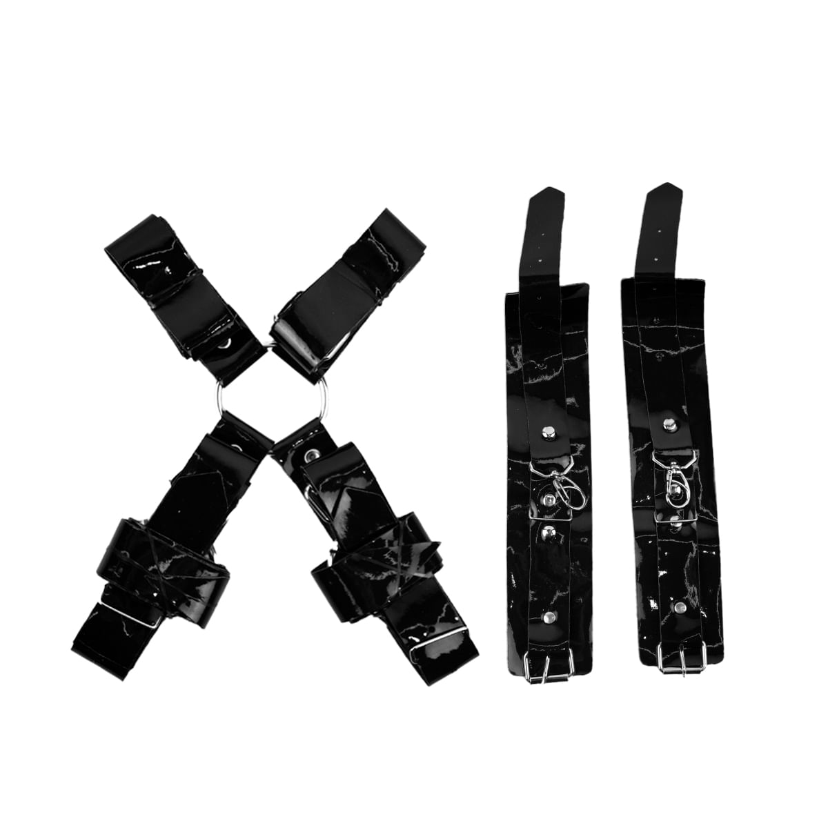 Colete com Braceletes para Pulsos e Tornozelos Hardness Êxtase