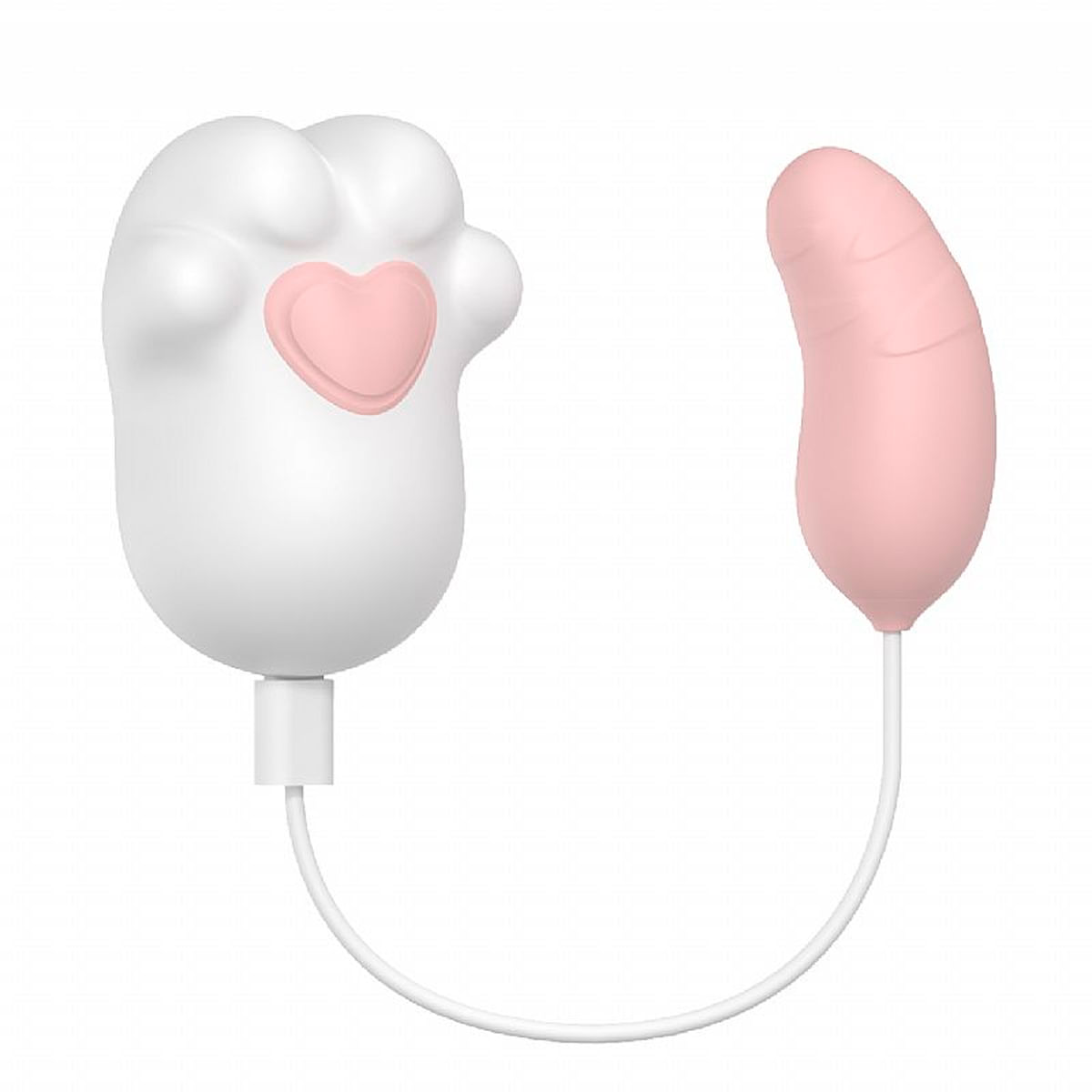 Vibrador de Clitóris em Formato de Pata com Bullet Lucky Cat Pro2 Sexy Import