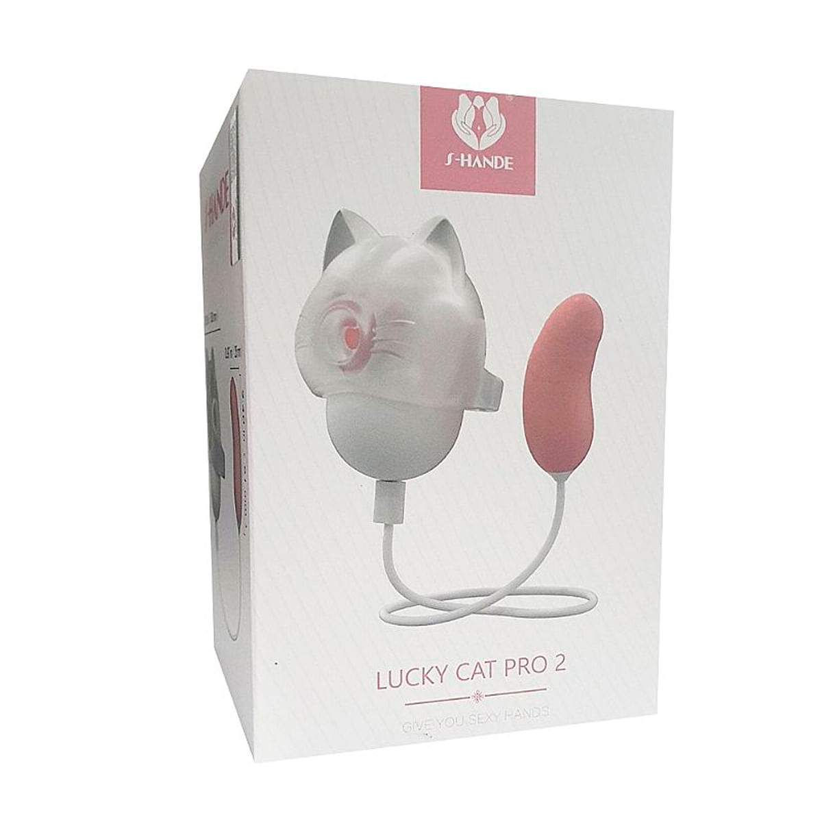 Vibrador de Clitóris em Formato de Pata com Bullet Lucky Cat Pro2 Sexy Import